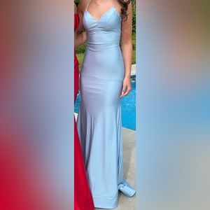 Light Blue Sherri Hill Prom/Formal Event Gown